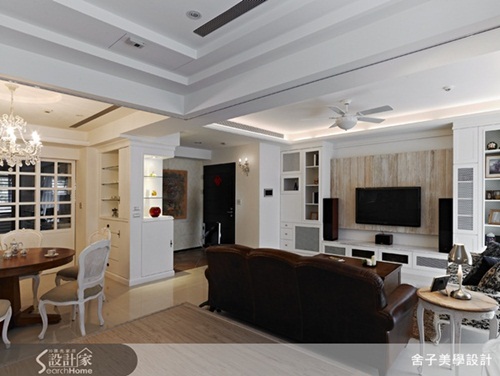 英式鄉村、壁紙、白色空間